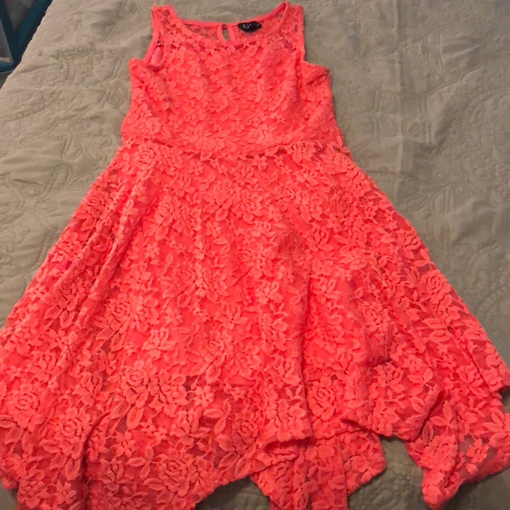 Soft Coral/Pink Flowy Dress